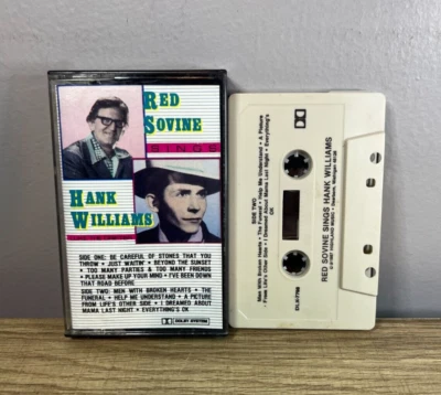 Red Sovine Sings Hank Williams - Cassette Tape - Deluxe DLX-7798 - Country Foto 1 de 3
