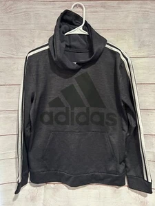 Adidas Hoodie Youth Unisex Size Large (14 to 16) Black - Picture 1 of 3