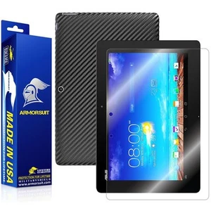 ArmorSuit ASUS Transformer Pad TF701T Screen Protector + Black Carbon Skin USA - Picture 1 of 6