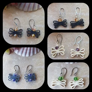 Kangaroo Leather Earrings in various styles - Picture 1 of 11