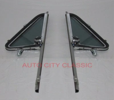 1964 1965 1966 Chevy GMC Pickup Vent Glasses Post Assembly Panel Suburban Grey - Image 1 of 4