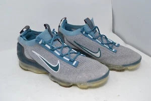 Nike Air Vapormax DC9394-400 Mens 11.5 Athletic Shoes Flyknit Rift Blue Sneakers - Picture 1 of 12