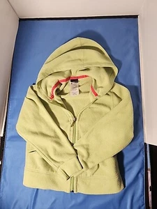 Girl’s Green Patagonia Full Zip Hooded Sweater Size XS 5-6 - Picture 1 of 5