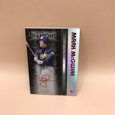 2023 Topps Diamond Icons Mark McGwire Red Ink Polychromomatink Auto #06/10 - Image 1 of 2