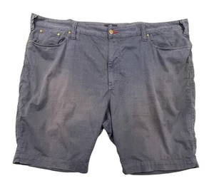 PSYCHO BUNNY Robert Godley Shorts Men's Bermuda 5 Pockets Grey Plus Size 50R - Picture 1 of 16