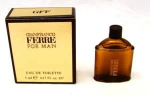 Gianfranco Ferre Homme GFF 2 Eau de Toilette Minis x .17 oz each NEW in boxes - Picture 1 of 11