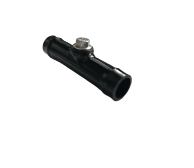 19 mm OD Straight Radiator Hose connector with Stainless Steel Bleed Screw - Image 1 of 2