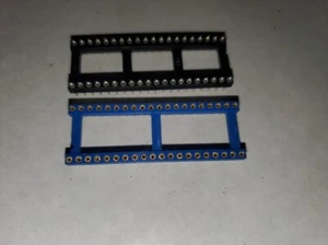 10pcs 40 pin (2 x 20) Pos DIP, 0.6" (15.24mm) Row Spacing Socket Tin-Lead Throug - Picture 1 of 3