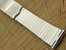 JB Champion Unused Vintage Watch Band Deployment 17.5mm-19mm Stainless Steel NOS