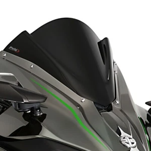 Bulle Racing Z pour Kawasaki Ninja H2 15-20 noir Puig - Photo 1/2