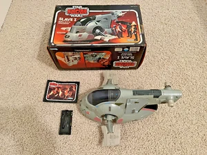 Vintage KENNER Star Wars ESB SLAVE 1 BOBA FETT Space Ship w/ Box! - Picture 1 of 3