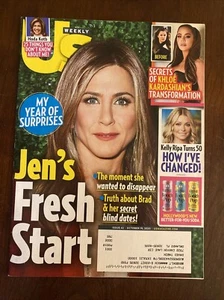 Us Weekly Magazine October 2020 Jennifer Aniston Fresh Start Khloe Kardashian - Picture 1 of 3