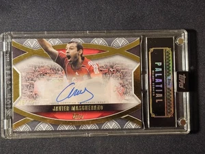 Topps Palatial Javier Mascherano /10 Auto Liverpool - Bild 1 von 3