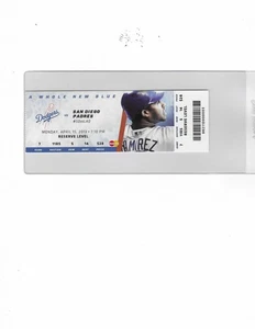 Boleto Dodgers vs PADRES 15/04/2013 - Imagen 1 de 1