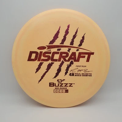 Discraft 4x Claw Mcbeth ESP Buzzz 181g Orange Disc Golf Midrange Driver OOP RARE - Image 1 of 2