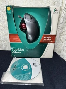 Logitech TrackMan Wheel Optical Wired Mouse USB- Nice - Picture 1 of 3