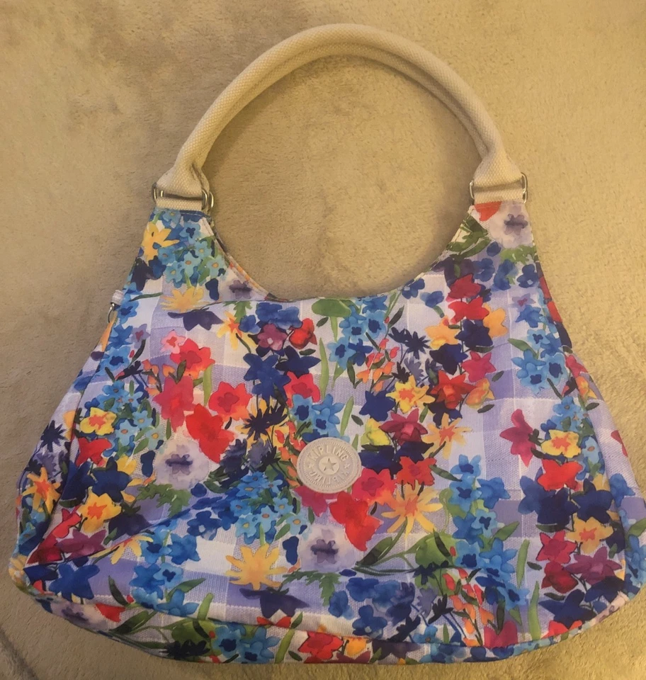 Сумка Kipling Carine сумка через плечо цветочный дизайн органайзер обезьяна Луиза - Изображение 1 из 4