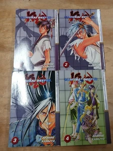Samurai Deeper Manga Vol. # 1, 2, 3,4,(English, Akimine Kamijyo, Tokyopop) - Bild 1 von 10
