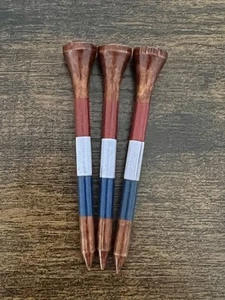 Hatch Golf Tees USA Red White and Blue (3) Never Used - Picture 1 of 2