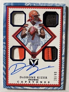 Panini Vertex DeSHONE KIZER 2017 novato 2 colores bonitos parches automático/49 Notre Dame - Imagen 1 de 2