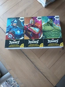 Marvel Rivals Puzzle Set Of 3 1,000 Pieces Captain America, Hulk,... - Picture 1 of 11