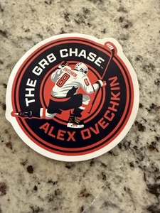 Washington Capitals Alex Ovechkin The GR8 Chase Sticker - 4” X 4” - Picture 1 of 3