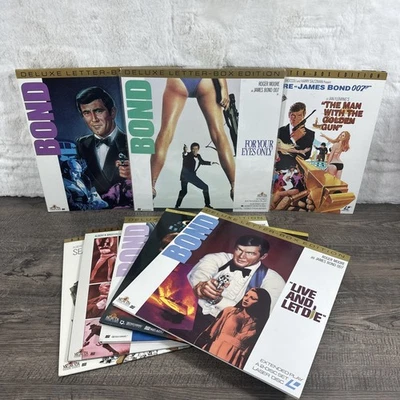Lot 8 James Bond Laserdisc LD Connery Moore Brosnan Lazenby Classics 007 Variety - Image 1 of 4