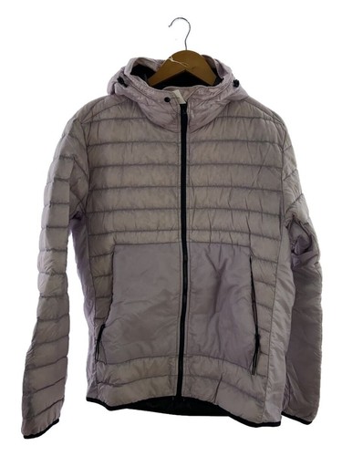 Piumino Stone Island in nylon ripstop a base biologica viola taglia L #EG ADA