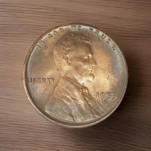 S, centavo Lincoln Wheat 1953, sin circular, brillo, gran tonificación - Imagen 1 de 5