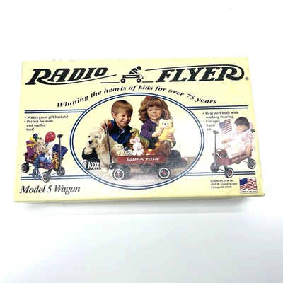 Radio Flyer Mini Carro de Acero Rojo Juguete Muñeca Regalo Modelo 5 - Nuevo en Caja Foto 1 de 3