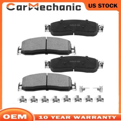4X Front Brake Pads For 2005 Ford F-250 Super Duty F-350 Super Duty L15TX - Image 1 of 4