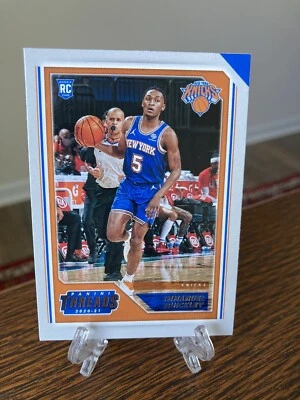 2020-21 Panini Threads Immanuel Quickley RC #100 TS1 Rookie Knicks NM+ - Image 1 of 2