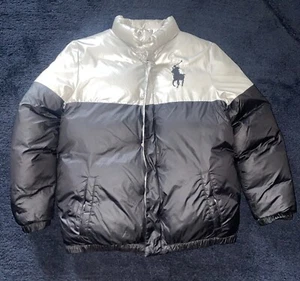 Polo Ralph Lauren Teddy Bear Down Puffer Youth XL(mens Small) - Picture 1 of 16
