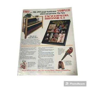 1980 Encyclopedia Britannica Original Vintage Print Ad - Bild 1 von 3