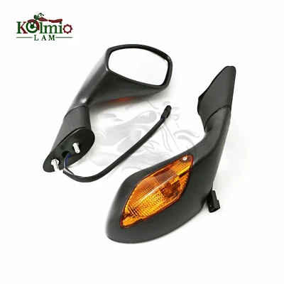 Turn Signal Rear View Mirrors Fit For Aprilia RSV4 2009-2014 - Image 1 of 4