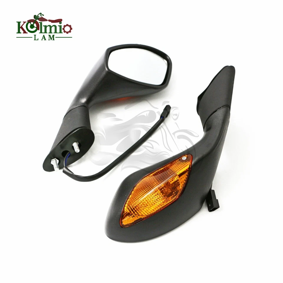 Fit For Aprilia RSV4 2009-2014 Motorcycle Turn Signal Rear View Mirrors - Image 1 of 4