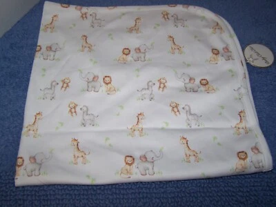 Baby Club Boutique Blanket Safari 100% Luxury Peruvian Pima Cotton 28"x27.5" NWT - Изображение 1 из 3