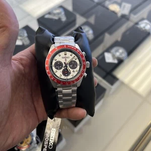 NUOVO CRONOGRAFO SEIKO SSC945 DA UOMO PROSPEX SPEEDTIMER SS SOLARE QUADRANTE ARGENTO (BNS) - Foto 1 di 15