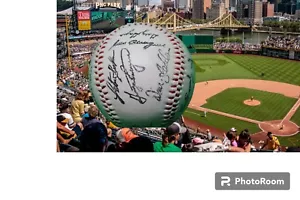Equipo desconocido firmado béisbol quizás 1987 gemelos firmas - Imagen 1 de 9