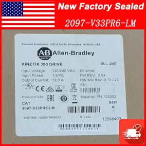 Allen Bradley 2097-V33PR6-LM nuevo sellado de fábrica nuevo en caja envío gratuito PLC EE. UU. - Imagen 1 de 4