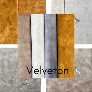 Samtstoff hochwertiger Konistonstoff Polster Gardinen Kissen, Bezüge. - Bild 1 von 9