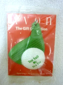 VTG NIP AVON GIFT COLLECTION SPORTING LIFE GOLF KEYCHAIN YOU SUIT ME TO A TEE - Picture 1 of 4