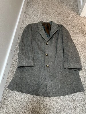 Julius Garfinckel & Co Mens All Wool Coat With Lining Size 42R Made In England - Image 1 of 4