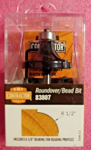 CMT Contractor Tools, 83807, Abrund-/Perlenfräser, 1/4 Zoll Schaft, 1/2 Zoll Radius - Bild 1 von 4