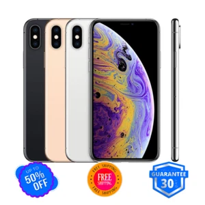 Apple iPhone XS 64GB 256GB GSM Unlocked T-Mobile Smartphone iOS LTE  - Picture 1 of 9