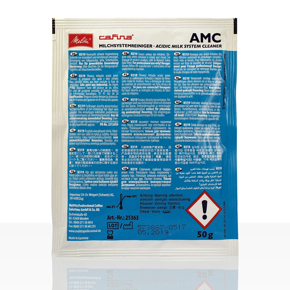 Melitta Cafina AMC Milchsystemreiniger 50 x 50g, Reinigungs-Pulver - Bild 1 von 1