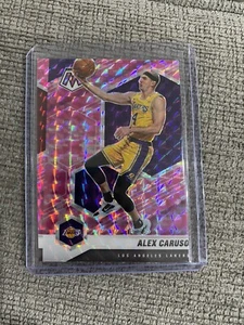 Alex Caruso Lakers Mosaic 2020-21 Basketball Misprint Cut 🦅🦅🦅 - Picture 1 of 2