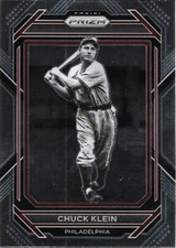 Chuck Klein - 2023 Prizm Baseball Base #182 - Philadelphia Phillies