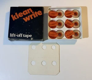 Unused 6 Pack Klean Write Lift Off Tape Fits Correcting Selectric Type Machines - Picture 1 of 6