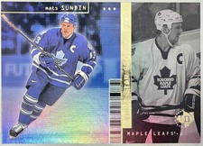 ✨1998-99 Upper Deck UD3 - Three Star Spotlight - Rainbow Foil ! Mats Sundin